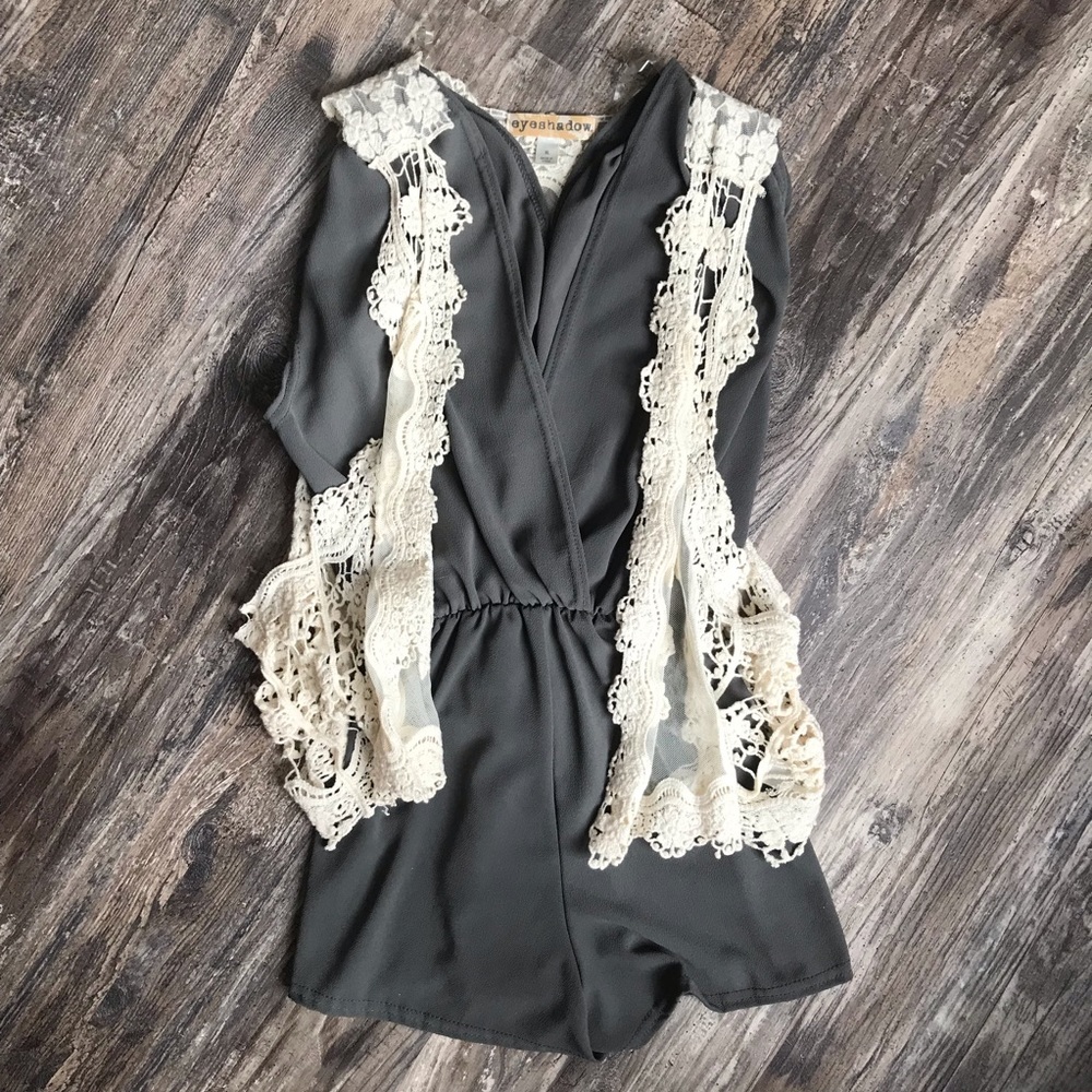 Classy grey romper